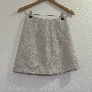 Chic Beige A-Line Skirt